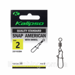 Застежка Kalipso Snap American with swivel-201102BN №2(8)