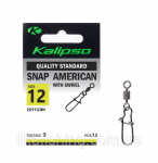 Застежка Kalipso Snap American with swivel-201112BN №12(12)
