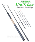 Фидерное удилище 3.6 м 120 г Dexter Feeder Aifeima