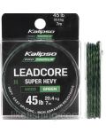 Лидкор Kalipso Leadcore 7m 45lb Weed Green
