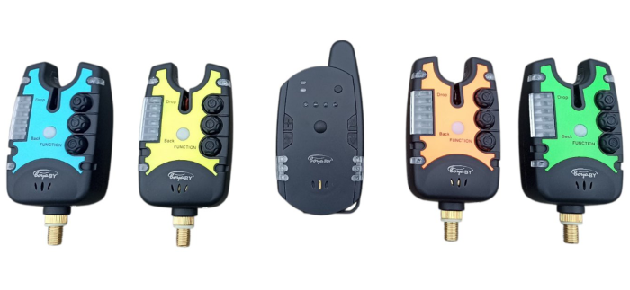 Набір 3в1 сигналізатори клювання + свінгери електронні + швидкознімачі Boya By Антизлодій JY-27B-SWK