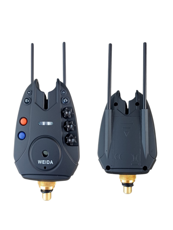 Набір сигналізаторів клювання 4+1 Weida FA312-4 Антизлодій, 6 кольорів, бічні фіксатори