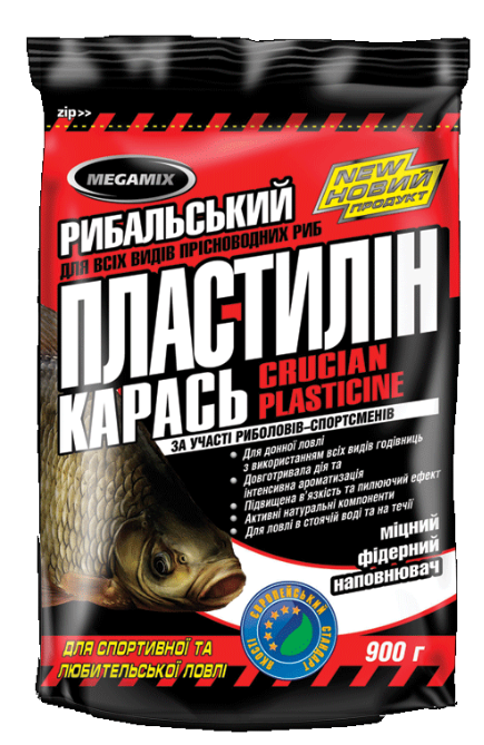 Рибальський пластилін карась Megamix 900 г