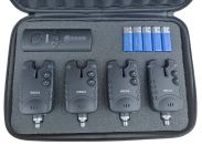 Набор карповых сигнализаторов 4+1 пейджер Weida FA21-4