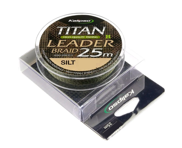Шнур 0.16 мм 25 м Kalipso Titan Leader Braid Silt