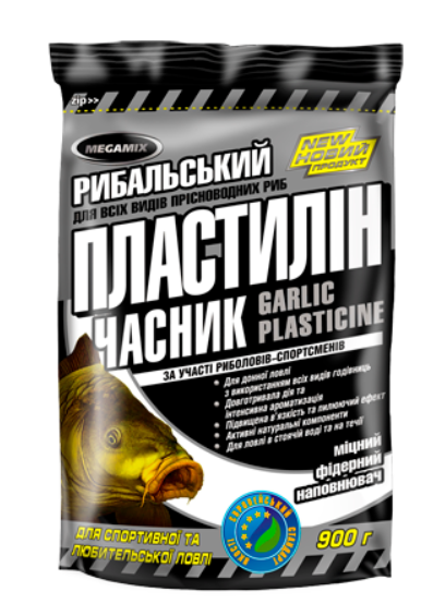Рыболовный пластилин чеснок Megamix 500 г