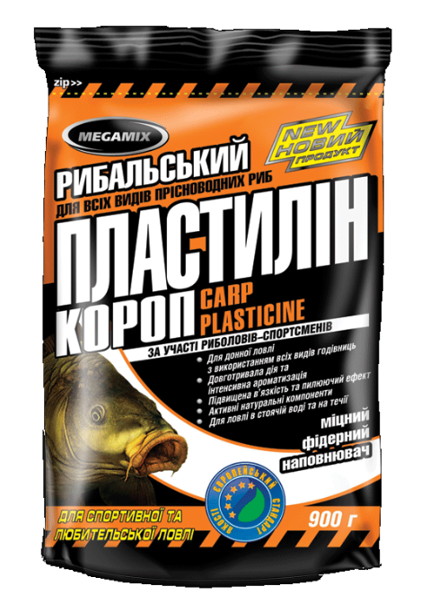 Рыболовный пластилин карп Megamix 500 г