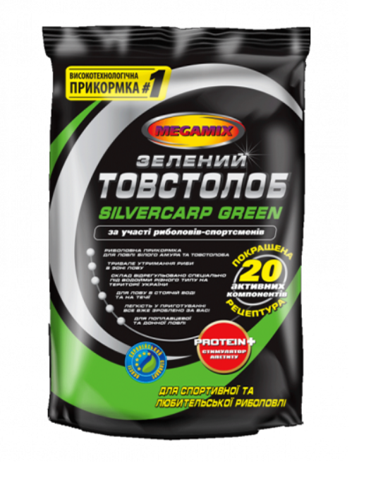 Підгодовування Зелений товстолоб Megamix 900 г
